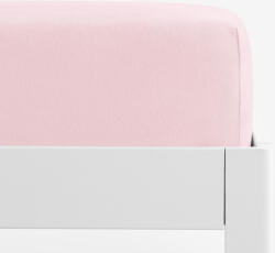 Goldea cearceaf de pat cu elastic din jersey - roz pastel 160 x 200 cm