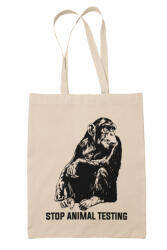  Stop animal testing - Vászontáska (183792)