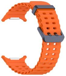 BSTRAP Silicone curea pentru Samsung Galaxy Watch Ultra 47mm, orange
