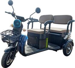 Voltarom Triciclu Electric Voltarom, TET-0072, Motor 1800W, Fara Permis, Viteza Maxima 25 km pe ora, 1800W, Autonomie Pana La 60km, 2 locuri (TET-0072)