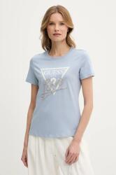 Guess pamut póló női, W5GI05 I3Z14 - kék XL
