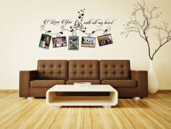 4 Decor Sticker Pasarele indragostite - Rame foto