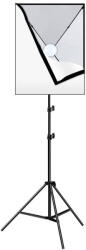 Puluz Stúdió szett Puluz LED softbox 50x70cm, állvány, LED izzó 1 db PU5070EU (PU5070EU) - blacktip