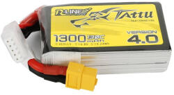 Tattu Akkumulátor Tattu R-Line Version 4.0 1300mAh 14, 8V 130C 4S1P XT60 XT60 (TAA13004S13X6)