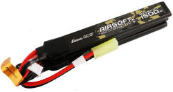 Gens ace 25C 1500mAh 3S1P 11.1V Nunchuck 3X Airsoft Gun Lipo akkumulátor mini Tamiya Plug csatlakozóval (GEA15003S25T3)