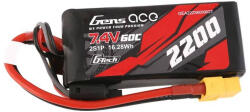 Gens ace G-Tech LiPo 2200mAh 7.4V 60C 2S1P XT60 akkumulátor (GEA222S60X6GT)