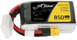 Tattu Akkumulátor Tattu 850mAh 11.1V 75C 3S1P Csatlakozó XT30 (TAA8503S75XT3)