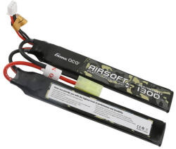 Gens ace 25C 1300mAh 2S1P 7.4V Saddle Airsoft Gun Lipo akkumulátor mini Tamiya csatlakozóval (GEA13002S25T2)