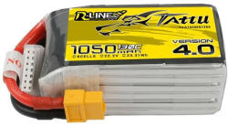 Tattu Akkumulátor Tattu R-Line 4.0 1050mAh 22.2V 130C 6S1P XT60 XT60 (TAA10506S13X6)