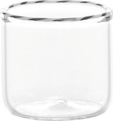 Zafferano Pahar Intrecci Junior 50 ml alb cu negru (RT00302) Pahar