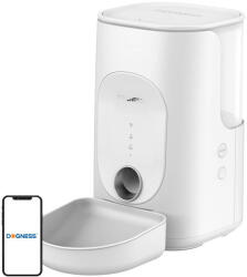Dogness F16 WiFi 5G 4L-es intelligens ételadagoló műanyag edénnyel (fehér) (F16 Melamine)