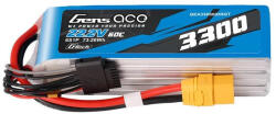Gens ace G-Tech 3300mAh 22.2V 60C 6S1P XT90 Lipo akkumulátor (GEA336S60X9GT)