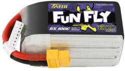Tattu Akumulátor Tattu Funfly 1300mAh 22.2V 100C 6S1P XT60 Akumulátor Tattu Funfly 1300mAh 22.2V 100C 6S1P XT60 (TAA13006S10X6)