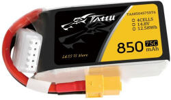 Tattu Akkumulátor Tattu 850mAh 14, 8V 75C 4S1P XT60 XT60 (TAA8504S75XT6)