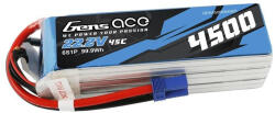 Gens ace 4500mAh 22.2V 45C 6S1P akkumulátor (GEA45006S45E5) - blacktip