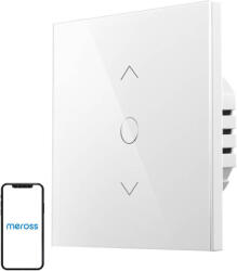 Meross Érintéses intelligens redőny időzítő Wi-Fi Meross MRS100HK(EU) (HomeKit) (MRS100HK(EU)) - blacktip