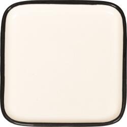Zafferano Farfurie pentru gustări Lido Rim 11 x 11 cm neagră (RIM0610)