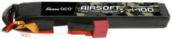 Gens ace 25C 1400mAh 2S1P 7.4V Airsoft Gun Lipo akkumulátor T csatlakozóval (GEA14002S25D)
