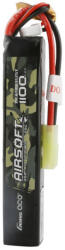 Gens ace 25C 1100mAh 3S1P 11.1V Airsoft Gun Lipo akkumulátor mini Tamiya Plug csatlakozóval (GEA11003S25T)