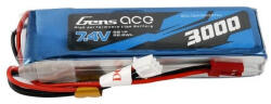 Gens ace 3000mAh 7.4V 1C 2S1P LiPo akkumulátor (GEA30002STXJ)