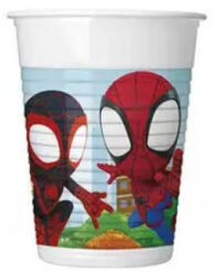 Procos Spidey, Pókember műanyag pohár 8 db-os 200 ml NETPNN95715 (NETPNN95715)