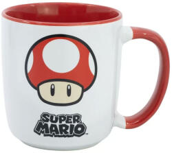 Stor Super Mario Mushroom porcelán bögre 415 ml (14 oz) Díszdobozban NETE75918 (NETE75918)