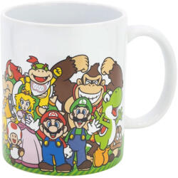 Stor Super Mario Team porcelán bögre 325 ml (8 oz) Díszdobozban NETE07522 (NETE07522)