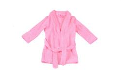 Confort Family Halat de baie copii, frotir bumbac 100%, culoare roz 18-24 luni (CFAM3195)