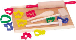 Woodyland Jucarie din lemn - Accesorii de bucatarie cu forme de biscuiti (90193) - delphionline Bucatarie copii