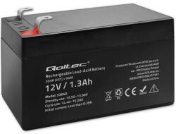 Qoltec AGM akkumulátor | 12V | 1.3Ah | Karbantartásmentes | Hatékony | Hosszú élettartamú | UPS-hez, mérleghez, pénztárgéphez (53040)