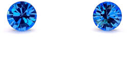  Kristály fülbevaló aquamarine színű chaton 7 mm (200014)