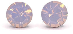  Kristály fülbevaló rose water opal színű chaton 8 mm (300305)