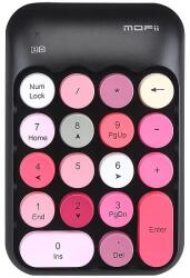 MOFII vezeték nélküli numerikus billentyűzet (ANGOL) X910 fekete+piros (X910 Black/Red)