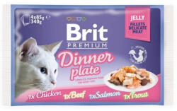 Brit Premium Cat Tasakos Delicate Fillets in Jelly Dinner Plate 12 x 85 g