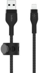 Belkin Cablu Date Belkin Boost Charge USB-A TO Ltg_Braided Silicone 1m Negru (BEL-0228)