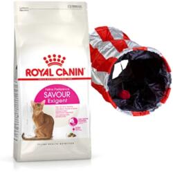 Royal Canin Exigent Savour 35/30 Sensation 4kg hrană uscată pentru pisici adulte, mofturoase, ghidate de textura croquet + Tunel pentru pisici GRATUIT!