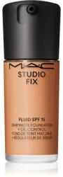 MAC Cosmetics Studio Fix Fluid SPF 15 24HR Matte Foundation + Oil Control mattító alapozó SPF 15 árnyalat NC44.5 30 ml