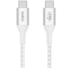 Belkin Cablu Date Belkin Boost Charge 240W USB-C TO USB-C 2m Alb (BEL-0219)