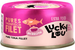  Lucky Lou 12x 70g Lucky Lou Extra Food filé levesben, tonhalfilé nedves macskaeledel