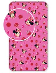 Jerry Fabrics 02 Minnie Hearts lepedő, 90×200×25 cm (011153-PROSMINNSA)
