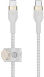 Belkin Cablu Date Belkin Boost Charge USB-C TO USB-C 2.0 Silicone 2m Alb (BEL-0226)
