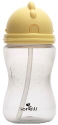 Lorelli Спортна бутилка със сламка Lorelli - 300 ml, жълта (10200960006) - ozone