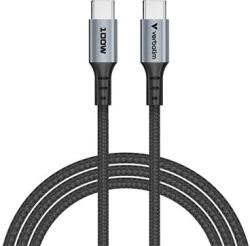Verbatim USB kábel, USB-C - USB-C, 1, 2 m, 100W, VERBATIM, fekete (KV31846) - papirdepo