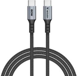 Verbatim USB kábel, USB-C - USB-C, 1, 2 m, 60W, VERBATIM, fekete (KV31845) - papirdepo