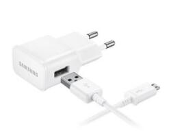 Samsung USB-A hálózati töltő + ECB-DU4AWE microUSB kábel fehér 'Gigapack csomagolás' (EP-TA50EWE_ECB-DU4AWE)
