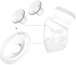 BabyOno mellszívó alkatrész - tölcsér /2db/ és szilikon betét /1db/ Shelly 1000 KIT II - vital24