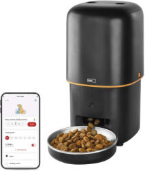 EMOS H6002, GoSmart állateledel adagoló Pet Care, 4 l, fekete, Wi-Fi (H6002)
