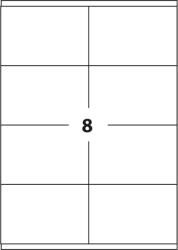 CDRmarket Öntapadó címkék 96 x 63, 5 mm, 8 címek, A4, 100 ív (R0100.3643A)