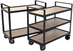 Gastro Két szintes tálalókocsi, Hossz: 870 mm, Szélesség: 520 mm