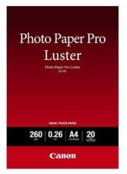 Canon Photo Paper Pro Luster, fotópapírok, fényes, fehér, A4, 260 g/m2, 20 db, 6211B006, inkoustový (6211B006)